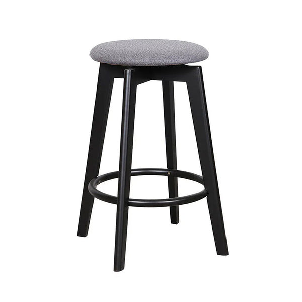 Sandown : Bar Stool Upholstered Seat Black Frame