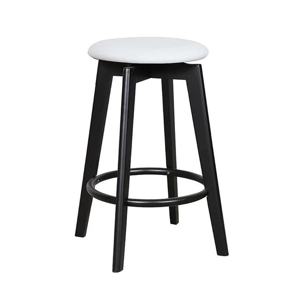 Sandown : Bar Stool Upholstered Seat Black Frame