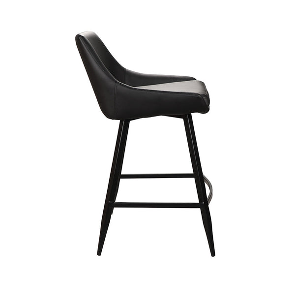 Toledo : Bar Stool Black Pu