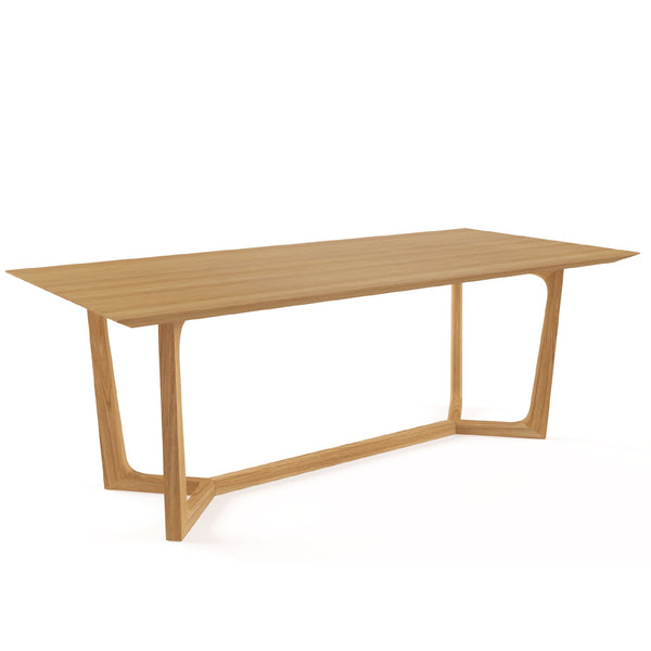 Trapeze:  Dining Table American Oak