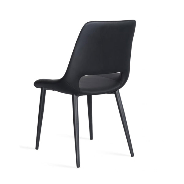 Viena: Dining Chair Black PU