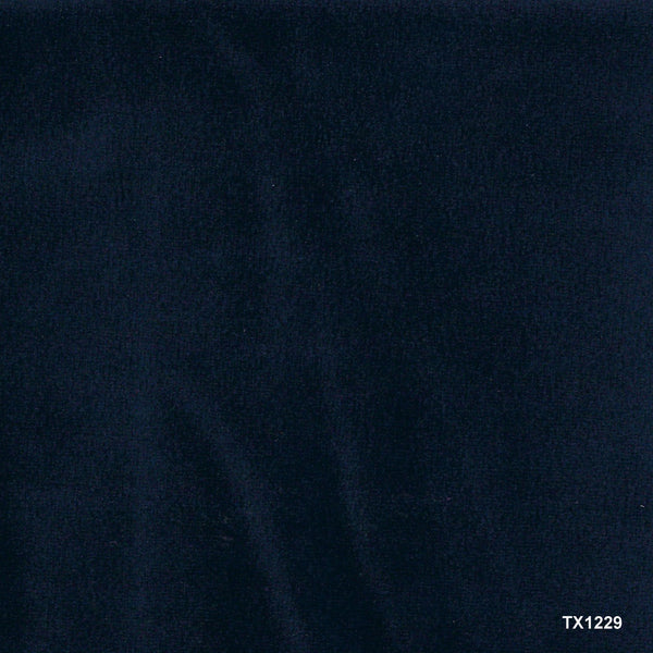 Sofa fabric swatch in deep navy blue, textured weave (TX1229)