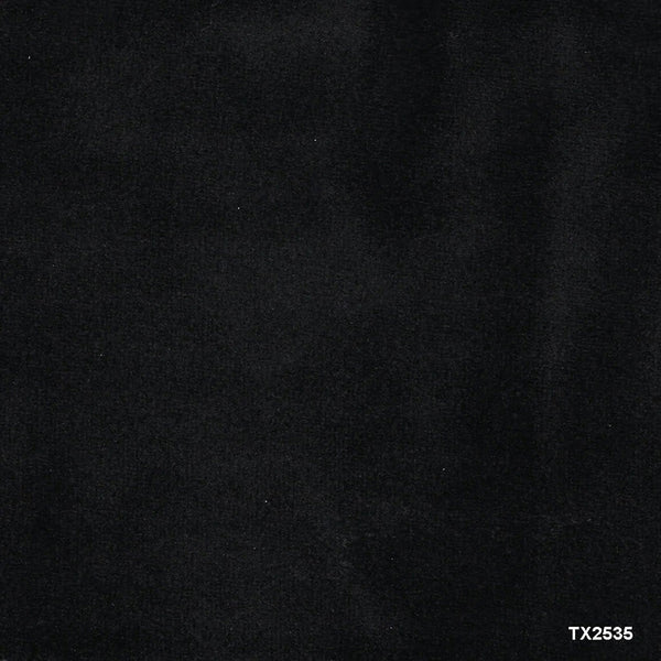 Black textured upholstery fabric swatch