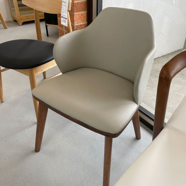 Viva : Dining Chair Light Walnut Frame