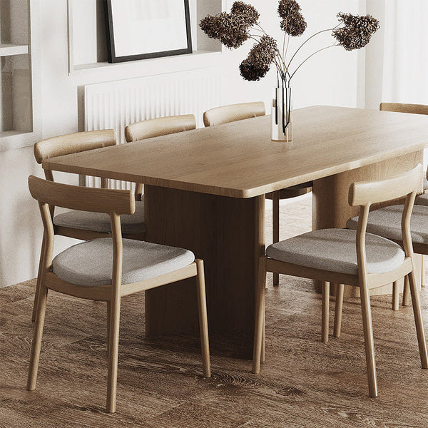 Zou : Dining Chair Oak Upholstered Seat