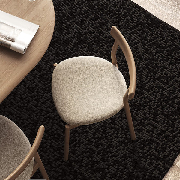 Zou : Dining Chair Oak Upholstered Seat
