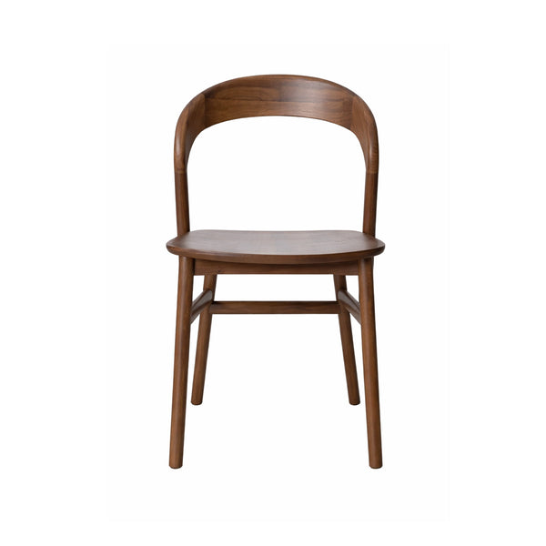 Willow : Dining Chair Walnut Solid Seat