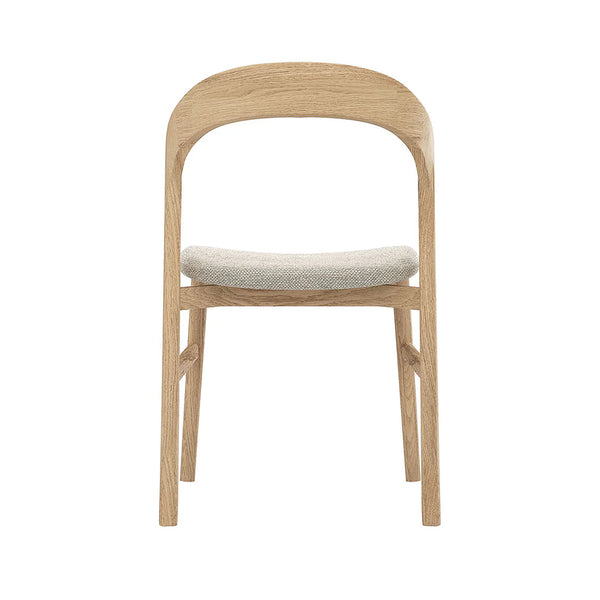 Willow : Dining Chair Oak Upholstered Seat