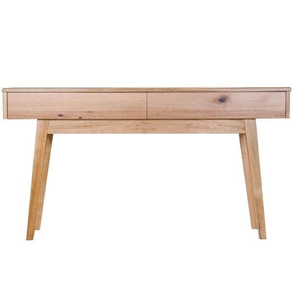 Windsor Console table with two drawers was oak timber