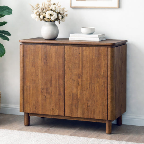 York : Buffet Unit 90cm Light Walnut
