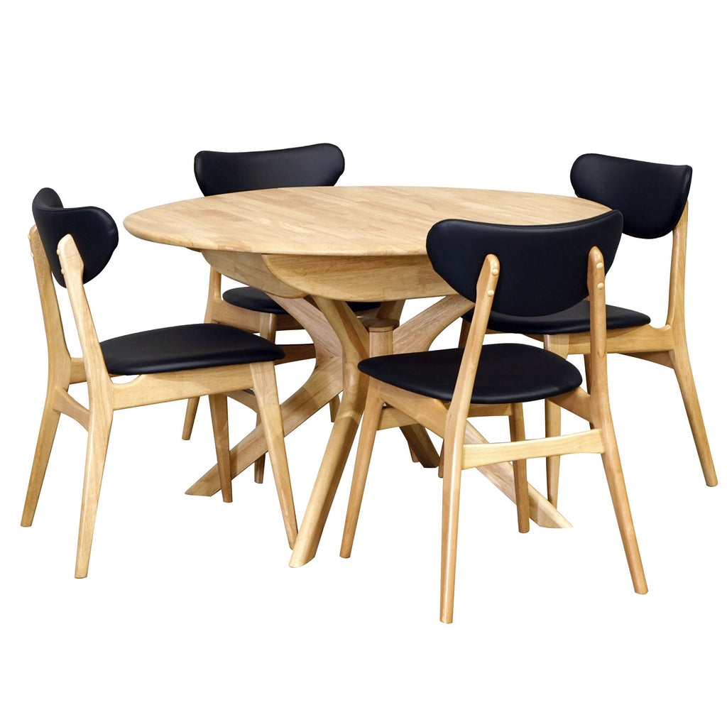 York: Round Extension Dining Setting