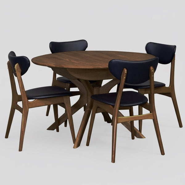 York: Round Extension Dining Setting