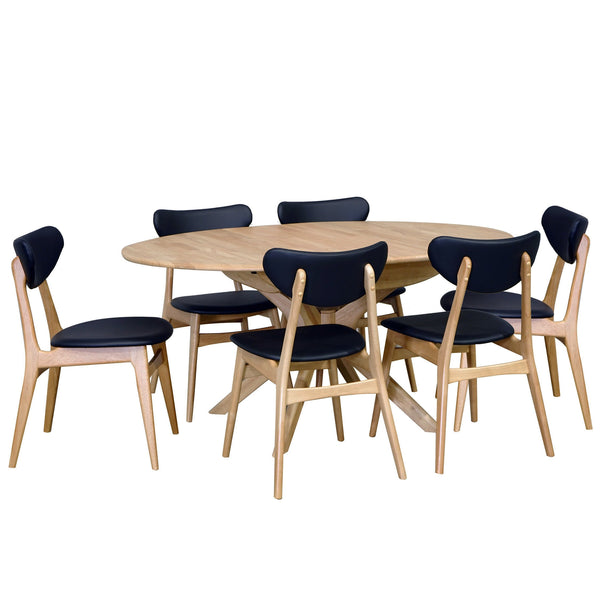 York: Round Extension Dining Setting