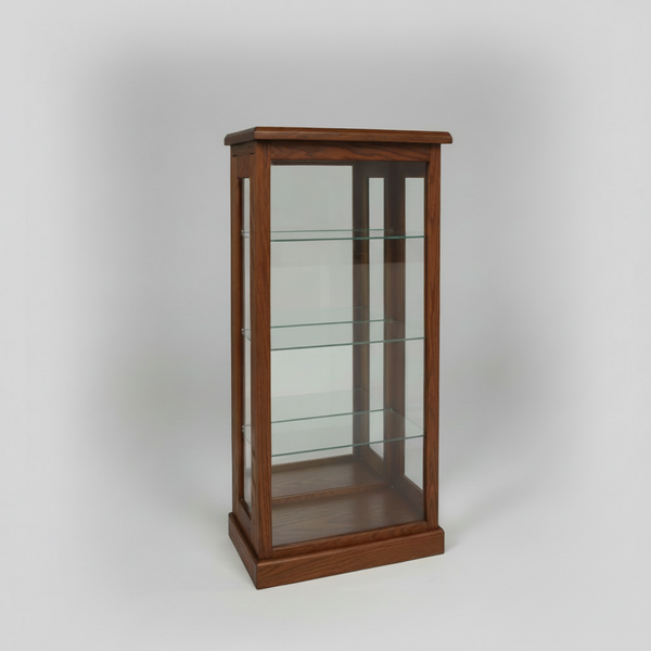 York : Half Display Cabinet Walnut