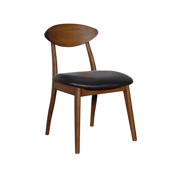 Moon : Dining Chair Light Walnut