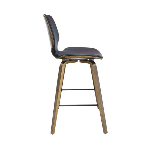 Ryde : Walnut Bar Stool - Modern Home Furniture