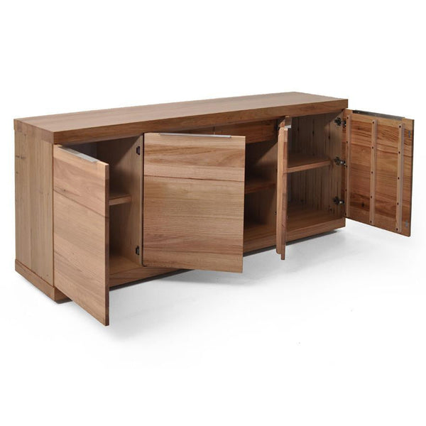 Atlas : Buffet Cabinet in Wormy Chestnut Solid Wood - Modern Home Furniture
