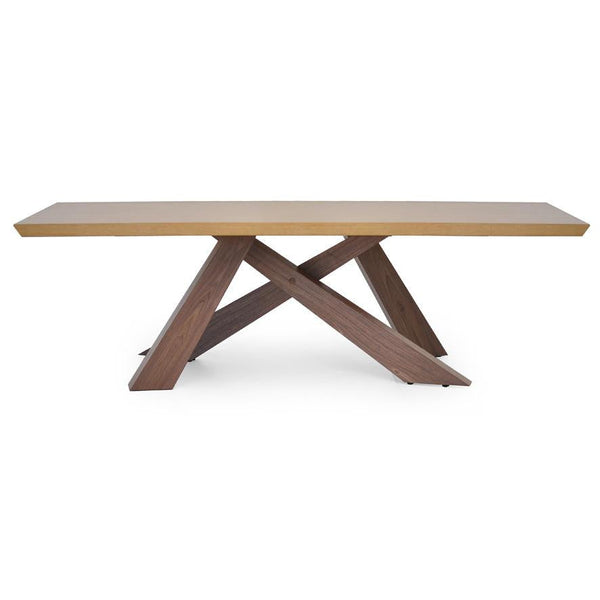 Axel : Modern Dining Table with Criss Cross Legs - Modern Home Furniture
