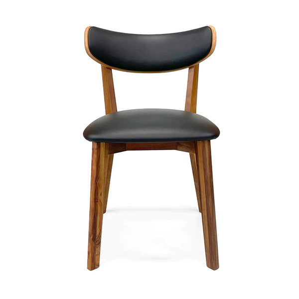 Bardon dining chair Blackwood with black seat