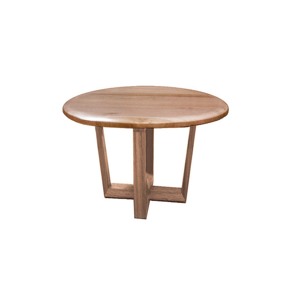 Bondi Baxter Round Lamp Table Solid Messmate Timber Scandinavian Design