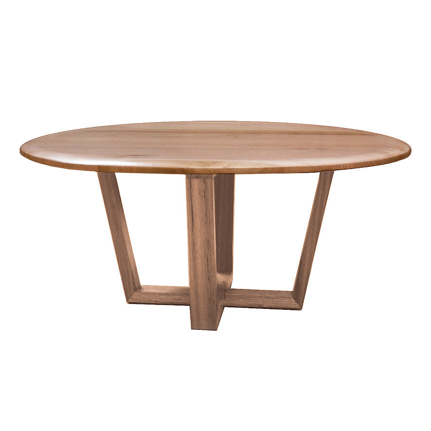 Bondi Baxter Round Table Solid Messmate Timber Scandinavian Design