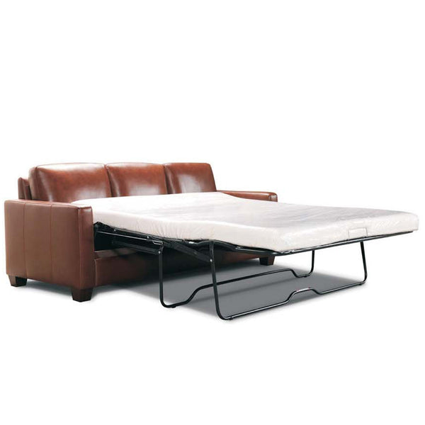 Botanic : Leather Sofa Bed with Memory Foam Mattress - Modern Home Furniture