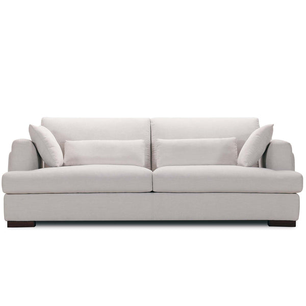 Brooks : Fabric Sofa with Lumber Cushions - Modern Home Furniture