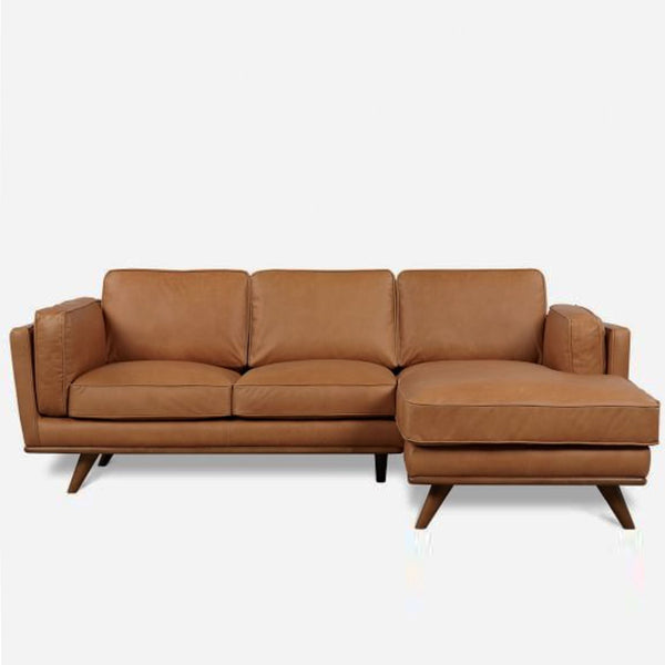 Coco : Chaise Leather Sofa