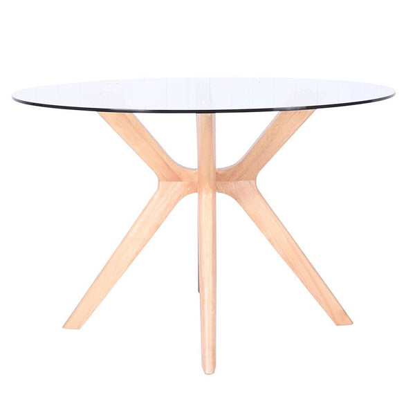 Cayman Round dining table white oak