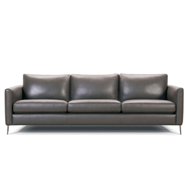 Churchill : Leather Sofa with Metal Legs - Modern Home Furniture