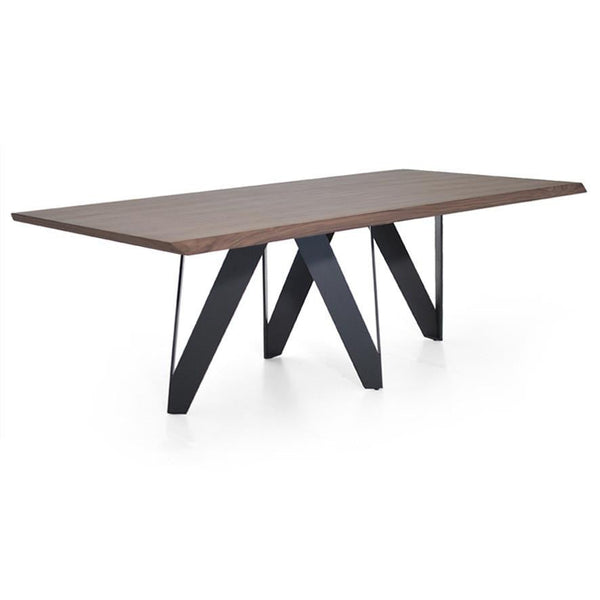 Dakota : Modern Dining Table with Charcoal Legs - Modern Home Furniture