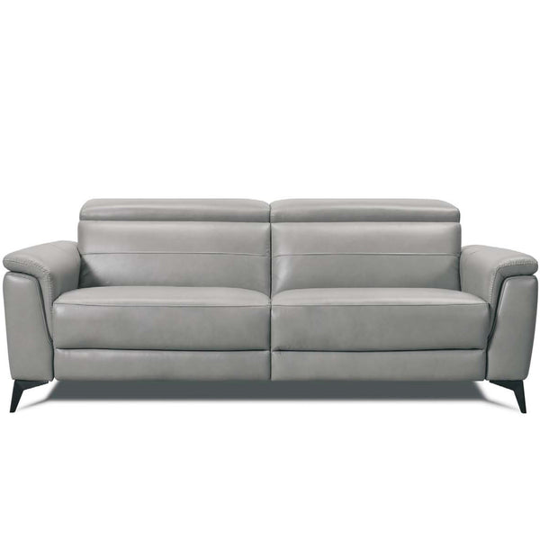Lagoon 3 seater in grey colour leather