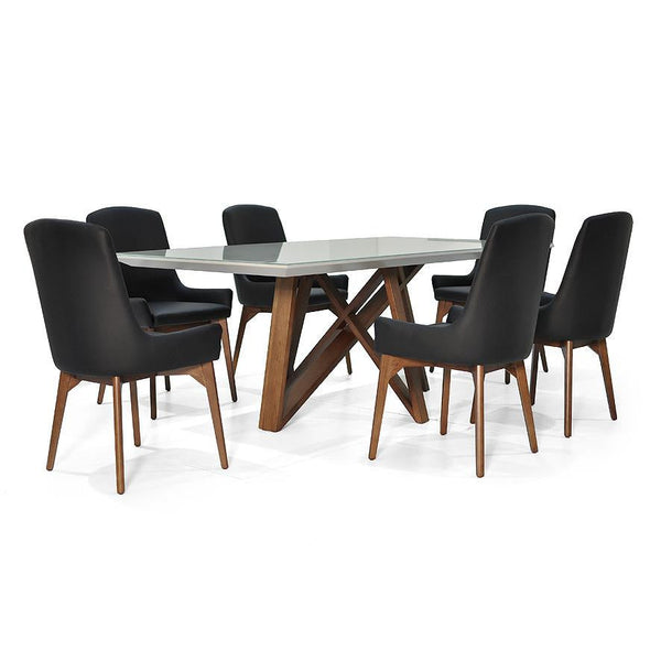 Monte Carlo : Dining Setting - 7 Pc - Modern Home Furniture