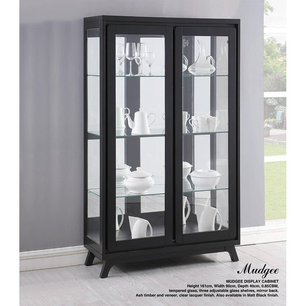Mudgee : Display Cabinet Black