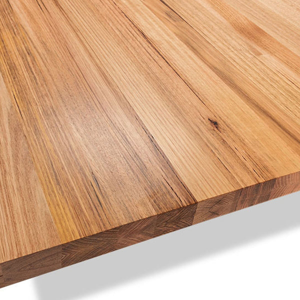 Panama  Dining Table in Messmate close up