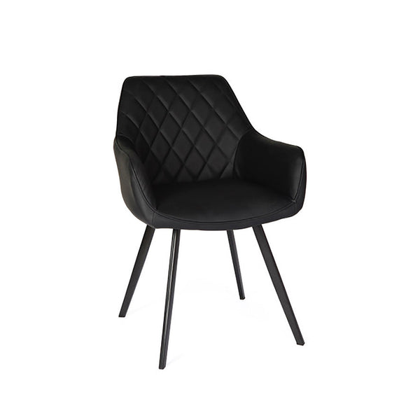 Zeus : Dining Chair Black