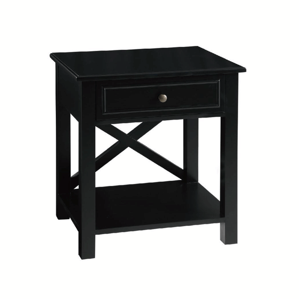 Freeport : Bedside Table Black