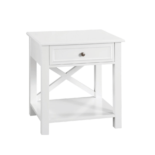 Freeport : Bedside Table White